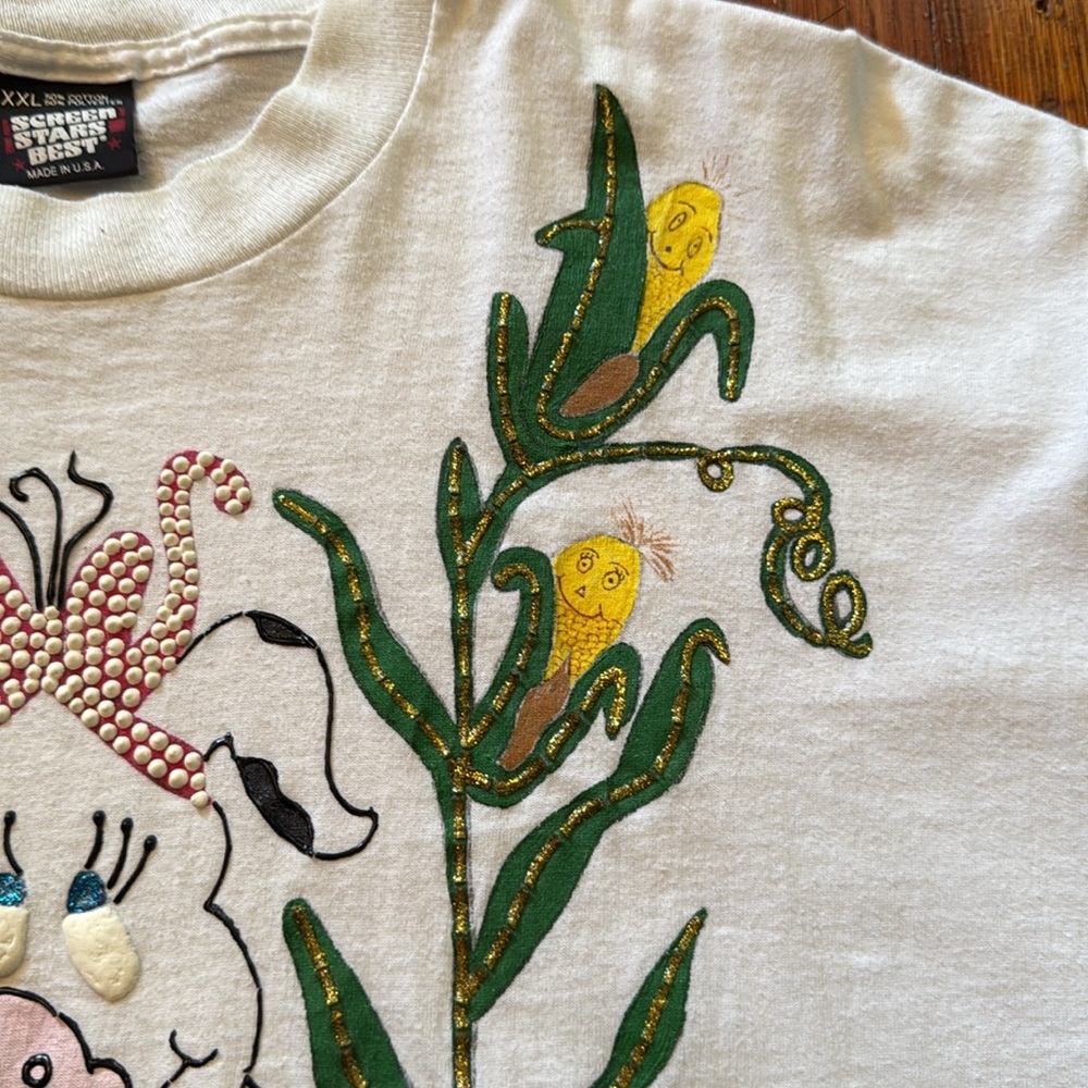 1987 Custom Cow Single Stitch Vintage T-Shirt - Picture 5 of 9